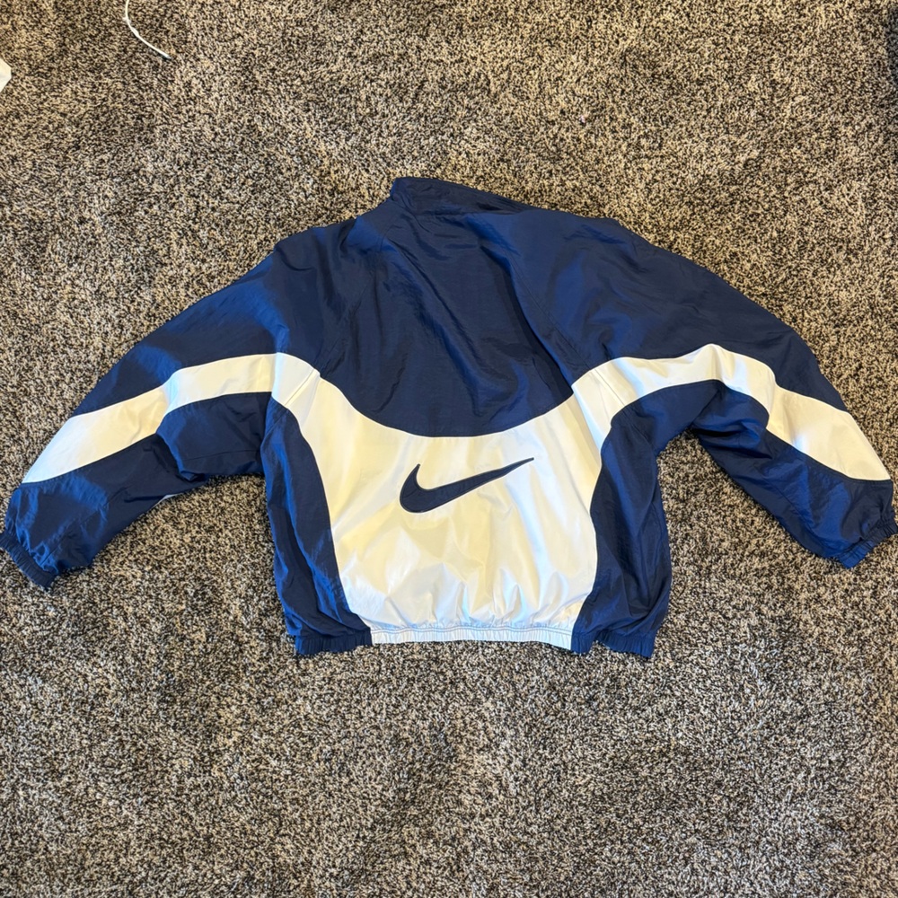 Vintage Nike Royal Blue Windbreaker Long Sleeve 90’s Jacket XL